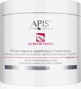 Maseczki do twarzy - APIS - Professional - Secret of Youth - Algae Mask - Wypełniająco-napinająca maska algowa z Rooibosem - 200 g - miniaturka - grafika 1