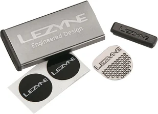 LEZYNE Łatki do dętek METAL KIT pudełko 6xłatki samoprzylepne, tarka, 1xłatka do opony, szare (NEW) A-LZN-1-PK-METAL-V16P - Akcesoria rowerowe - miniaturka - grafika 1