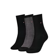 Skarpetki damskie - Tommy Hilfiger Skarpety damskie w pudełku prezentowym, Czarny, 36-38 EU - miniaturka - grafika 1