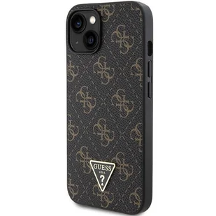 Etui Guess GUHCP14SPG4GPK Apple iPhone 14 / 15 hardcase 4G Triangle Metal Logo czarny/black - Etui i futerały do telefonów - miniaturka - grafika 3