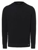 Swetry męskie - Superdry Sweter męski Mężczyźni Bawełna niebieski marmurkowy, S - miniaturka - grafika 1