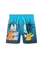 Kąpielówki dla chłopców - NAME IT Szorty kąpielowe Ccoy Pokemon 13239656 Niebieski Regular Fit - miniaturka - grafika 1