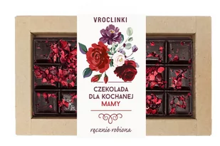 Czekolada gorzka z żurawiną - Dzień Mamy kwiaty - Czekolada - miniaturka - grafika 1