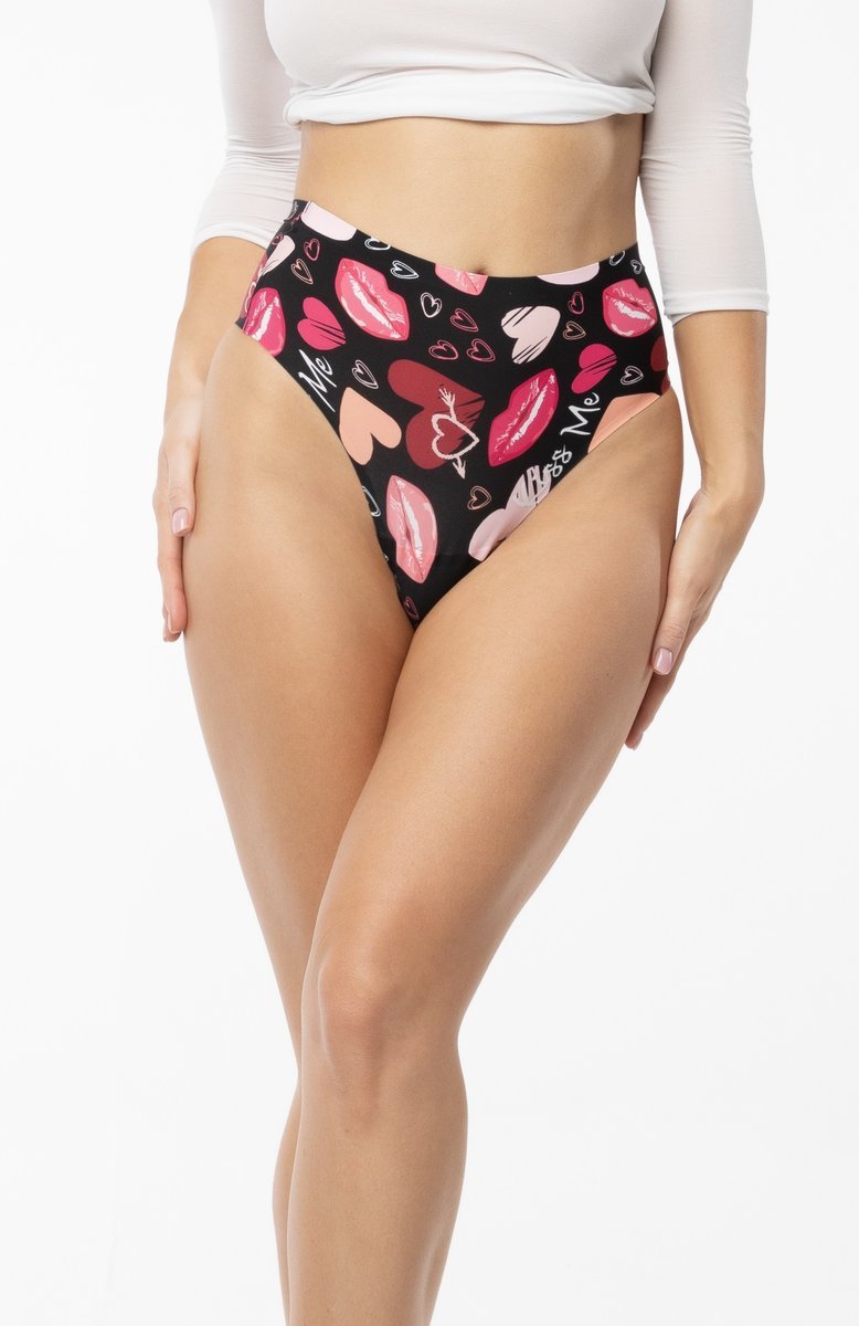 FIGI KISS ME SIMPLE STRINGI MAXI FIGI KISS ME SIMPLE STRINGI MAXI L czarny