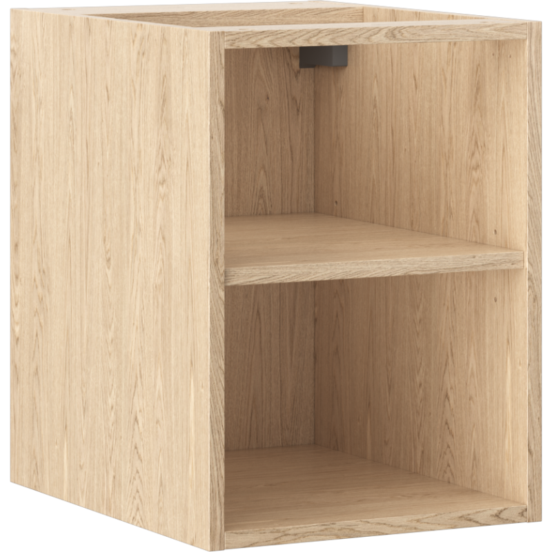 Mexen Box-A szafka otwarta z półką 35 cm, dąb - 91AX2-0350-470-0-81