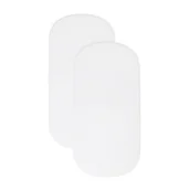 Okrycia kąpielowe dla dzieci - Shnuggle Prześcieradło 120x60cm do Łóżeczka Air Cot 2 szt White - miniaturka - grafika 1