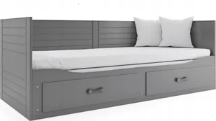 Łóżko rozkładane Hermes Materace 80x200+szuflady - Łóżka dla dzieci i młodzieży - miniaturka - grafika 1