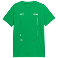 Koszulki męskie - Koszulka męska 4F zielona 4FSS23TTSHM311 41S-M - miniaturka - grafika 1