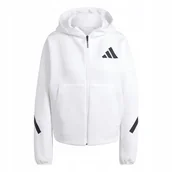 Bluzy damskie - Bluza damska z kapturem Adidas Z.N.E. Full-Zip JE7849 R. S - miniaturka - grafika 1