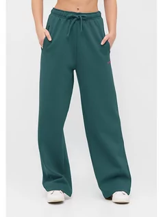 Spodnie sportowe damskie - Bench Spodnie dresowe "Mayanne" w kolorze zielonym - grafika 1