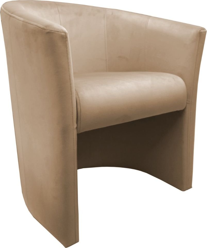 Atos Fotel MAROS VELVET beżowy tapicerowany ATOS