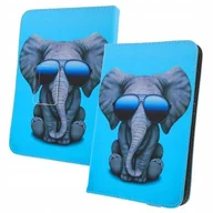 Etui do tabletów - Etui Uniwersalne Do Tabletów 10 Cali Wzór Słoń Pokrowiec Case Futerał Obudowa - miniaturka - grafika 1