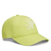 Czapki damskie - Czapka z daszkiem Tommy Hilfiger Logo Embroidery Baseball Cap AW0AW18338 Zielony - miniaturka - grafika 1