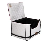 Sprzęt podróżny i transportery dla psów - lux comfort car transporter for dogs from Golden Group - White - miniaturka - grafika 1