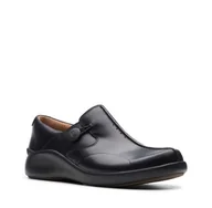 Półbuty damskie - Un Loop 2 Walk [black leather] - rozmiar 43 - miniaturka - grafika 1