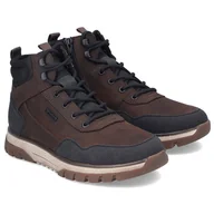 Botki męskie - Trzewiki męskie wodoodporne Rieker B9310-24 BROWN R.41 - miniaturka - grafika 1