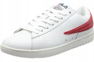 Sneakersy męskie - Buty męskie skórzane Fila Highflyer sportowe białe sneakersy r. 44 - miniaturka - grafika 1