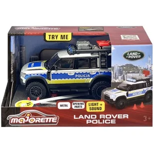 MAJORETTE Rover policja 12,5 cm 371-2000 - Samochody i pojazdy dla dzieci - miniaturka - grafika 1
