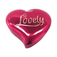 Bombonierki i czekoladki - Puszka Serduszko Na Walentynki Praliny z Wiśniami Lovely Magnat 84g - miniaturka - grafika 1