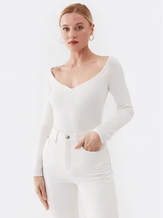 Guess Sweter W3YR25 Z37J2 Biały Slim Fit - Swetry damskie - miniaturka - grafika 1