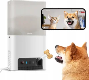 Kamera dla zwierząt Petcube Bites 2 Lite Interaktywna WiFi z aplikacją na telefon i dozownikiem przysmaków - Zabawki interaktywne dla dzieci - miniaturka - grafika 1