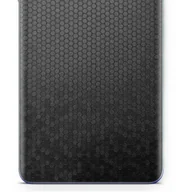 Akcesoria do tabletów i e-booków - Folia naklejka skórka strukturalna na TYŁ do Apple iPad 2 CDMA -  Plaster Miodu Czarny - apgo SKINS - miniaturka - grafika 1