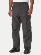 Spodnie męskie - G-Star Raw Spodnie materiałowe R-3N D25224-D191 Szary Straight Fit - miniaturka - grafika 1