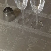 Ściereczki, gąbki, czyściki - Le Jacquard Fran ais Ściereczka do polerowania szkła Cristal Brązowa - miniaturka - grafika 1