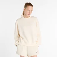 Bluzy damskie - Bluza damska New Balance WT41508PEF beżowa - miniaturka - grafika 1