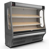 Szafy i witryny chłodnicze - Regał chłodniczy warzywny CEBEA REGULUS RCh-1/B/W (PLUG-IN) 2000x755x1930 - miniaturka - grafika 1