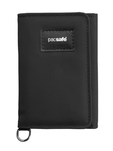 Portfel mały RFID Pacsafe - czarny - Portfele - miniaturka - grafika 1
