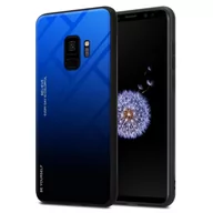 Etui i futerały do telefonów - Pokrowiec Do Samsung Galaxy S9 Etui w NIEBIESKO - CZARNY TPU Obudowa Case Cover Plecki Ochronny Cadorabo - miniaturka - grafika 1
