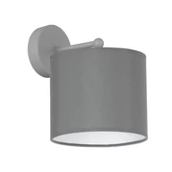 Lampy ścienne - Milagro Bari kinkiet 1-punktowy szary MLP 4683 - miniaturka - grafika 1