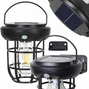 LAMPA SOLARNA Z CZUJNIKIEM ZMIERZCHU RUCHU 3 TRYBY 3 LED 1800LM WODOODPORNA - Lampy ogrodowe - miniaturka - grafika 1