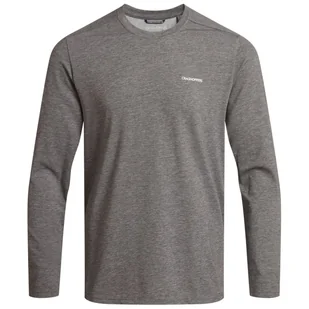 Koszulka męska Craghoppers Nosilife Abel Long Sleeved T-Shirt Rozmiar: XL / Kolor: szary - Koszulki sportowe męskie - miniaturka - grafika 1