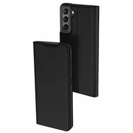 Etui i futerały do telefonów - Dux Ducis ETUI Z KLAPKĄ Dux Ducis SKINPRO BLACK DO GALAXY S21 FE 3714 - miniaturka - grafika 1
