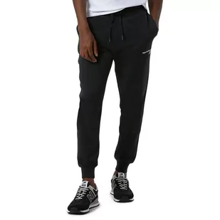 Spodnie dresowe New Balance MP03904BK - czarne - Spodnie sportowe męskie - miniaturka - grafika 1