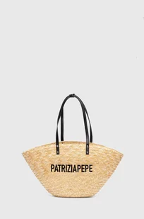 Patrizia Pepe torebka kolor beżowy 2B0046 L070 - Torebki damskie - miniaturka - grafika 1