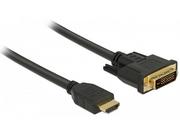 Kable komputerowe i do monitorów - Delock Kabel HDMI M/Dvi-D M (24+1) 2 m - miniaturka - grafika 1