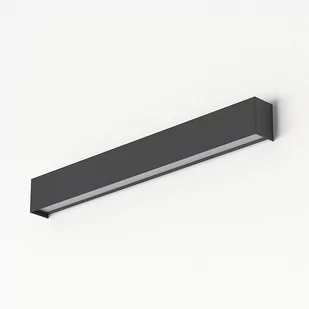 Nowodvorski Kinkiet STRAIGHT WALL LED GRAPHITE S 62cm T8 11W grafit - Lampy ścienne - miniaturka - grafika 1