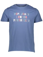 Koszulki męskie - Pepe Jeans Koszulka w kolorze niebieskim - miniaturka - grafika 1