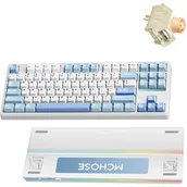 Klawiatury - MCHOSE MC-K87-4 Niebieski MC-K87-4 - miniaturka - grafika 1