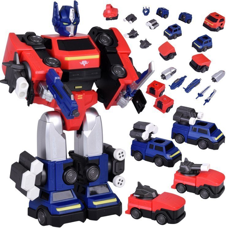 Joko Zabawka Robot Magnetyczny Transformer 2w1- duża figurka - akcesoria ZA6009