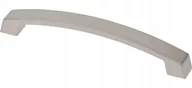 Meble modułowe i akcesoria - Uchwyt meblowy UZ-G0, C=128mm, L=142mm, ZnAl, kolor: stal szczotkowana, GTV - miniaturka - grafika 1