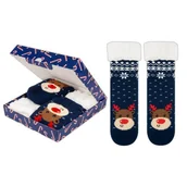 Ozdoby bożonarodzeniowe - Skarpetki damskie SOXO renifer-35–40 - miniaturka - grafika 1