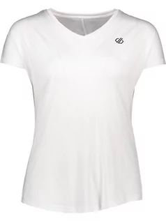 Koszulki sportowe damskie - Dare 2b Koszulka sportowa "Vigilant" w kolorze białym - grafika 1