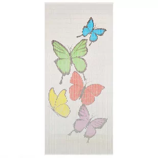 vidaXL Zasłona na drzwi, bambus, 90 x 200 cm vidaXL - Akcesoria do okien - miniaturka - grafika 1