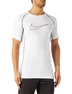 Koszulki męskie - Nike Męski t-shirt M Np Df Tight Top Ss, biały/czarny/czarny, S - miniaturka - grafika 1