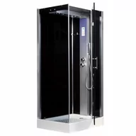 Kabiny z hydromasażem - Novoterm Kerra Twin 100x80 prawa - miniaturka - grafika 1