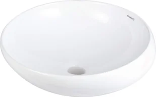 Deante Umywalka ceramiczna nablatowa asymetryczna Alpinia biały CGA_6U42 - Umywalki - miniaturka - grafika 1